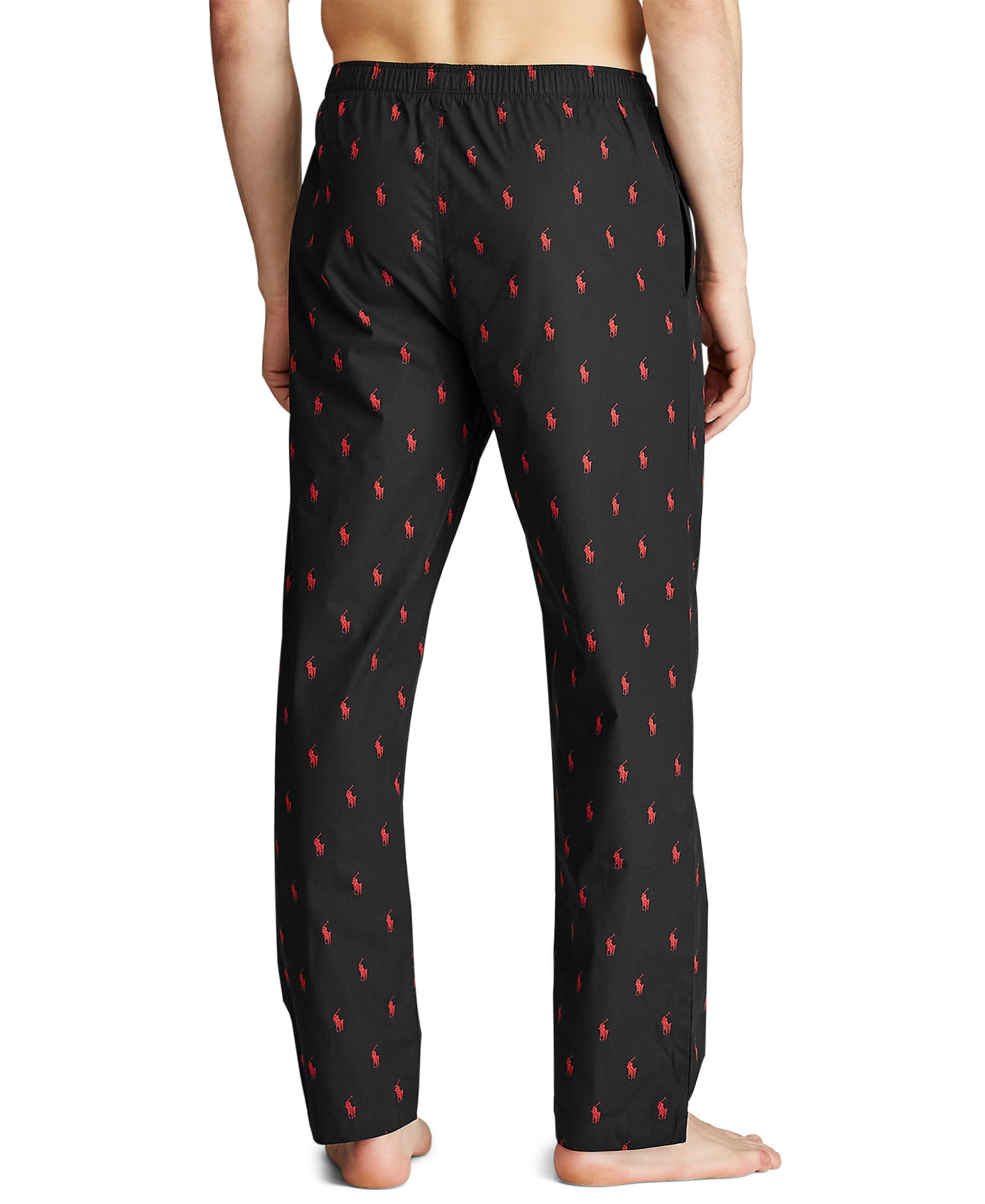Polo Ralph Lauren Men's Polo Player Pajama Pants - Black/Red