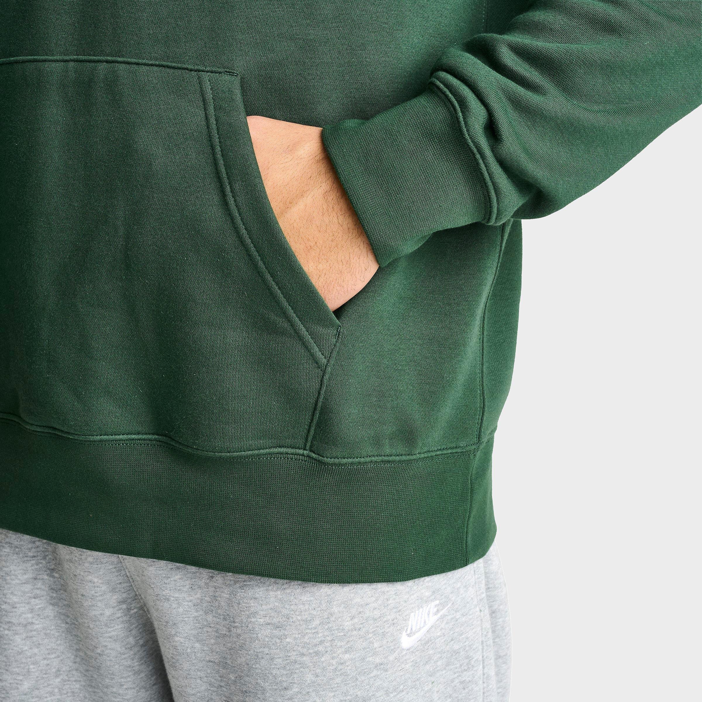 Men's Nithtke Club Fleece Premium Embroidered Pullover Hoodie - Part 2 - Fir/Fir/White