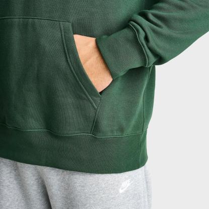 Men's Nithtke Club Fleece Premium Embroidered Pullover Hoodie - Part 2 - Fir/Fir/White