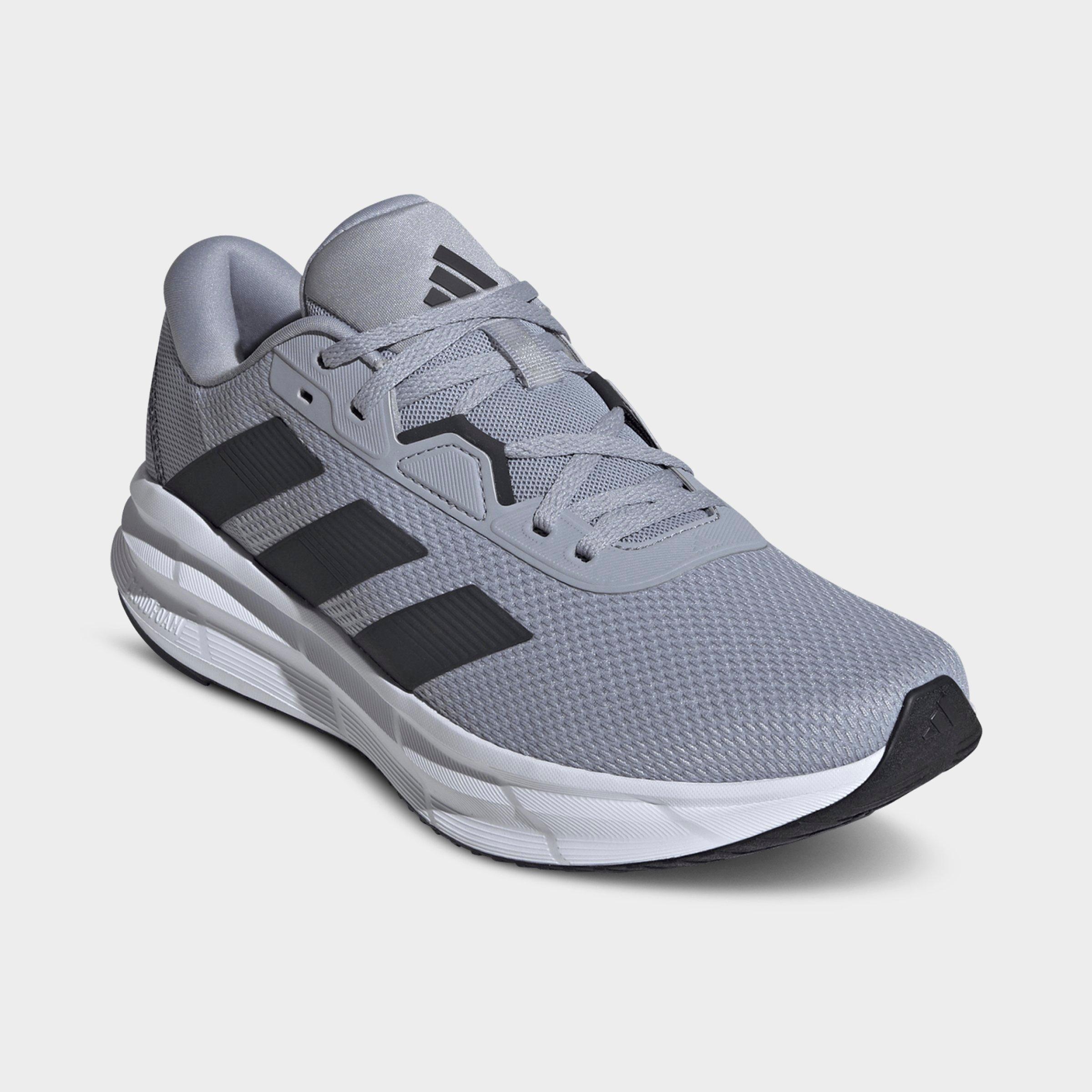 Men's adidas Galaxy 7 Running Shoes - Halo Silver/Carbon/Black - Both shoes facing left