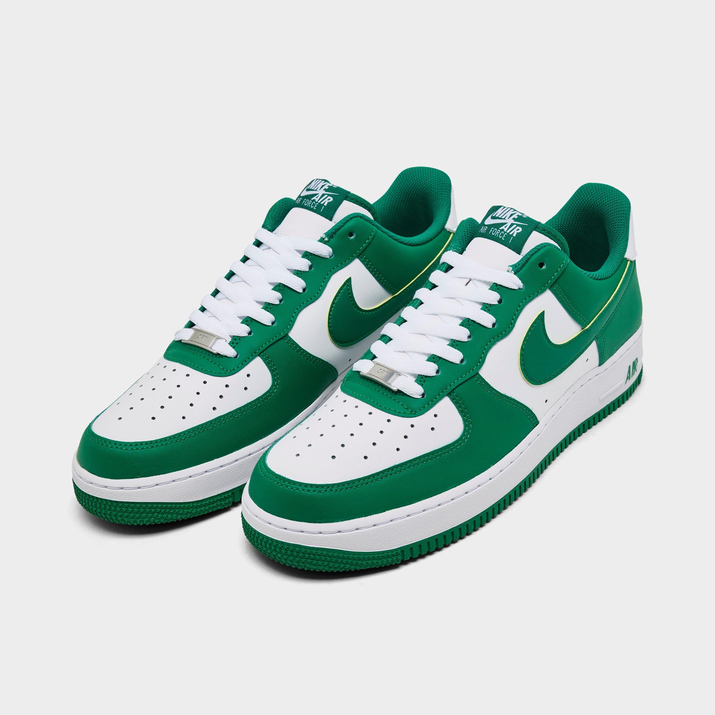 Men's Nithtke Air Force 1 '07 Casual Shoes - Part 1 - White/Malachite/White - Both shoes facing left