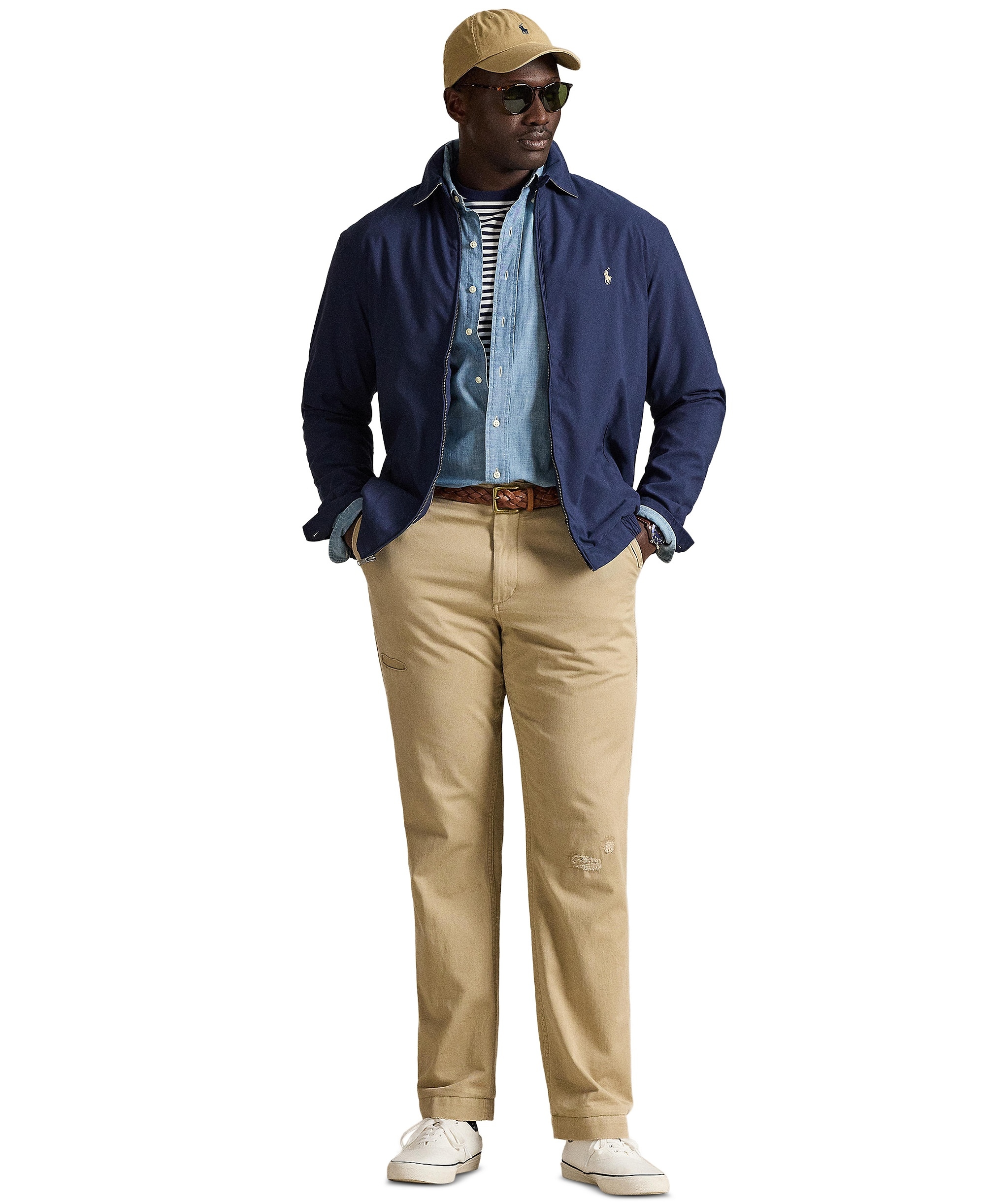 Polo Ralph Lauren Men's Big & Tall Bi-Swing Windbreaker Jackets - Refined Navy