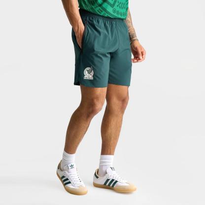 Men's adidas Mexico Soccer Tiro Travel Shorts - Aurora Ivy - view 1