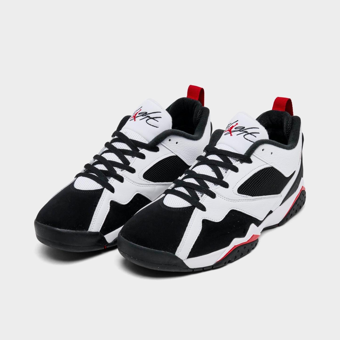 Men's Air Jordan MVP 92 Casual Shoes - White/Black/Gym Red - view 2