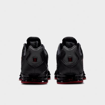 Men's Nithtke Shox TL Casual Shoes - Part 2 - Black/Tough Red/Black - Back view