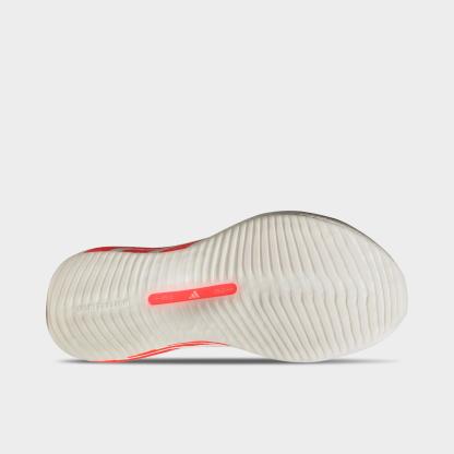 Women's adidas Hyperboost Edge Running Shoes - Part 2 - Hyper White/Solar Turbo/Solar Turbo - Bottom view