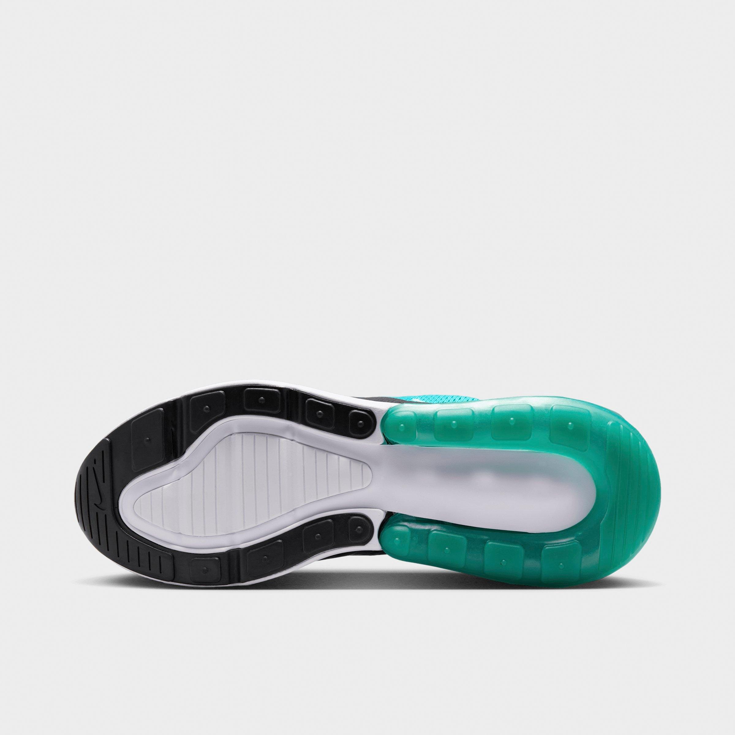 Men's Nithtke Air Max 270 Casual Shoes - Part 1 - Dusty Cactus/Hyper Royal/Black/White - Bottom view