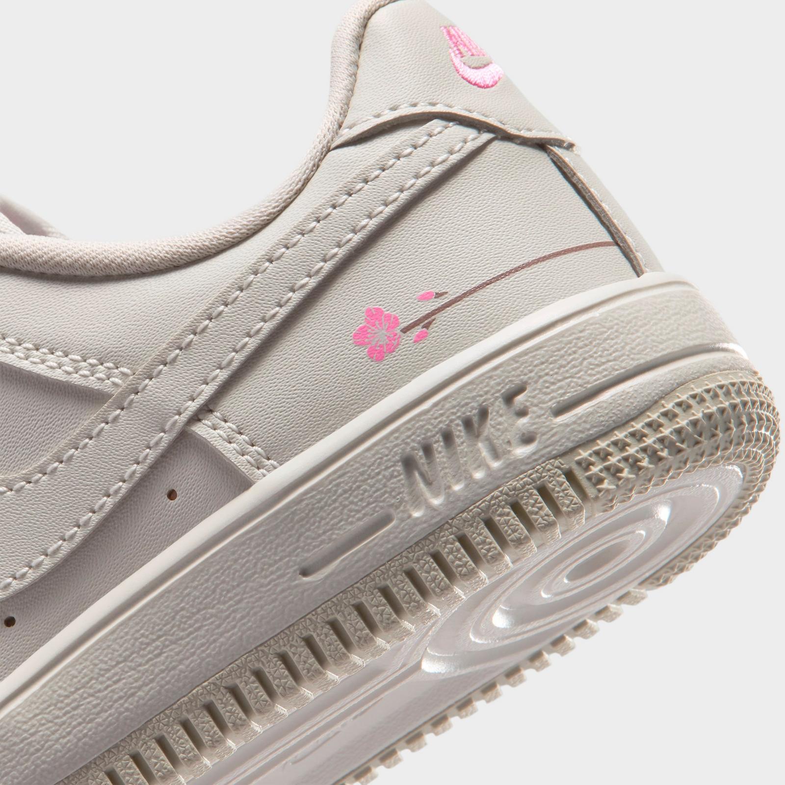 Little Kids' Nike Force 1 Low Casual Shoes - Light Bone/Playful Pink/Fauna Brown/Light Bone
