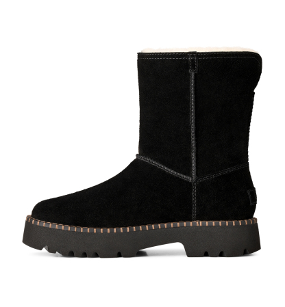 UGG® Women's Uptowner Round Toe Short Booties - Black