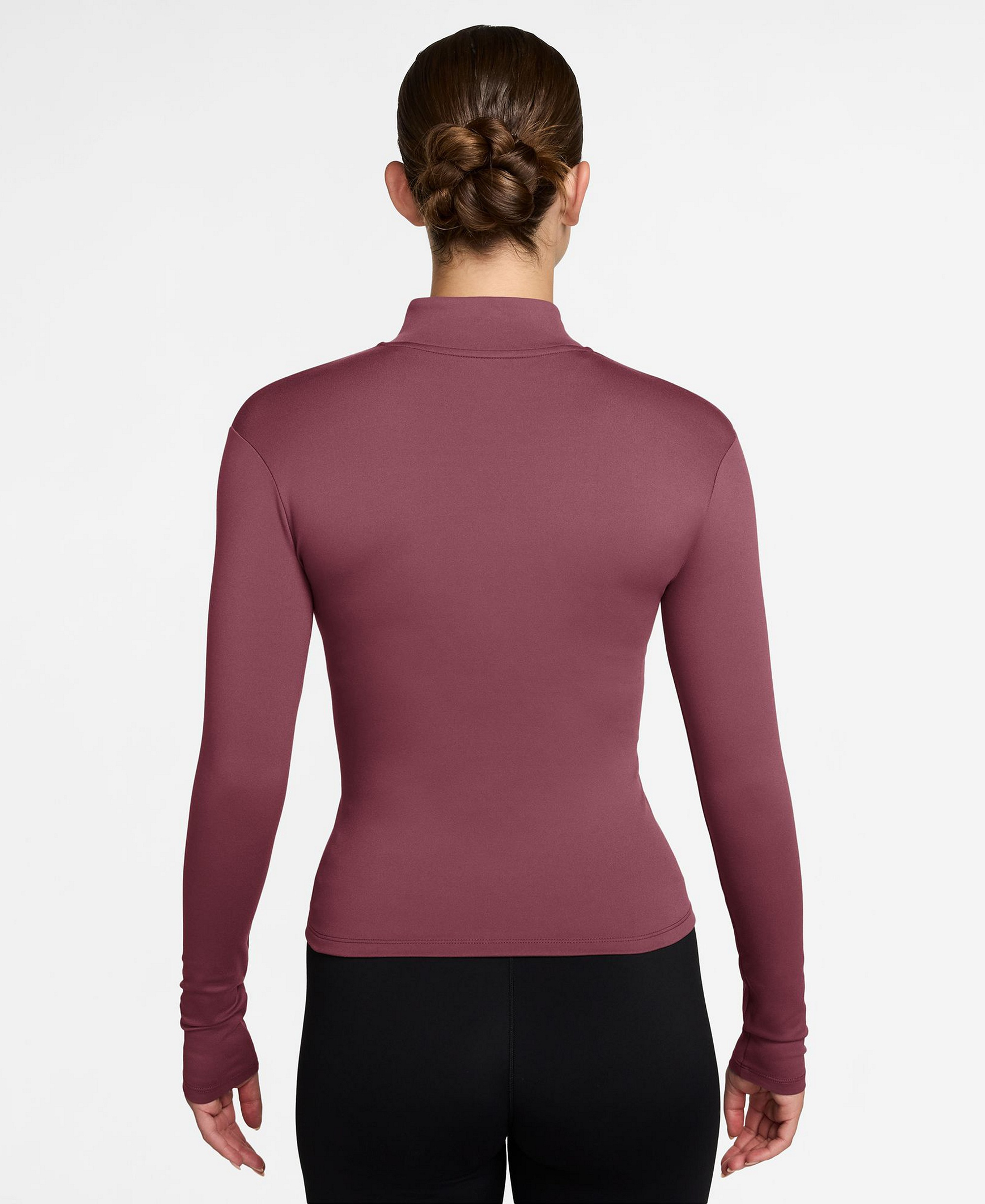 Nike Women's Fitted Full-Zip Jacket - Pink Smoke/White