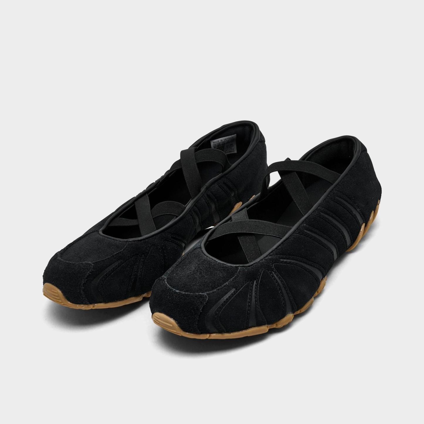 Women's adidas Originals Ghost Sprint Ballet Shoes - Core Black/Core Black/Gum - Both shoes facing left