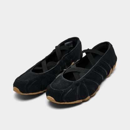 Women's adidas Originals Ghost Sprint Ballet Shoes - Core Black/Core Black/Gum - Both shoes facing left
