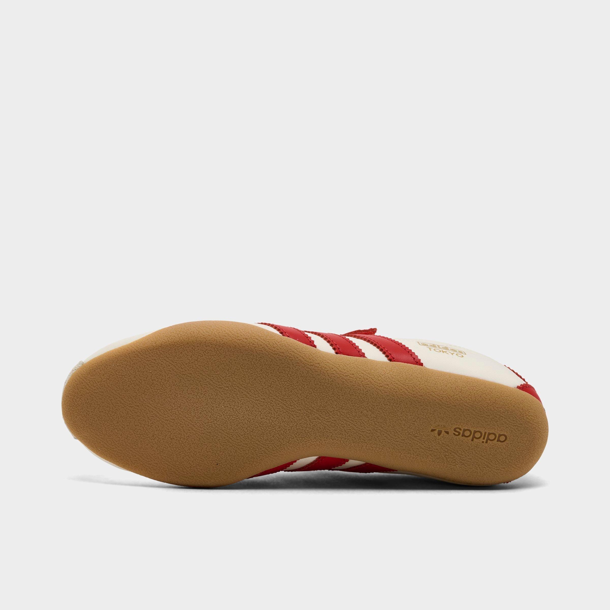 Women's adidas Originals Tokyo MJ Casual Shoes - Part 1 - Cream White/Red/Gold Metallic - Bottom view