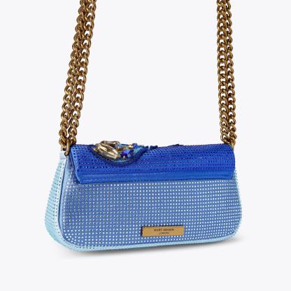 Kurt Geiger London Pickle Lobster Shoulder Bag - Blue - view 4