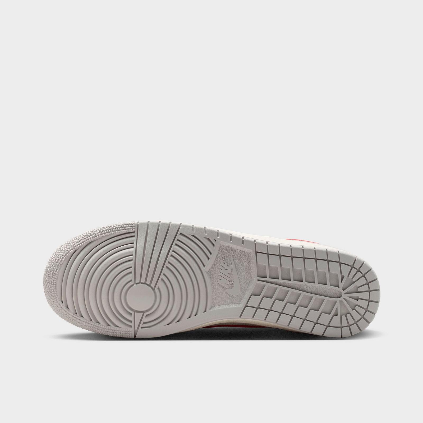Men's Air Jordan Skyline Low Casual Shoes - Summit White/University Red/Light Smoke Grey/Black - view 6