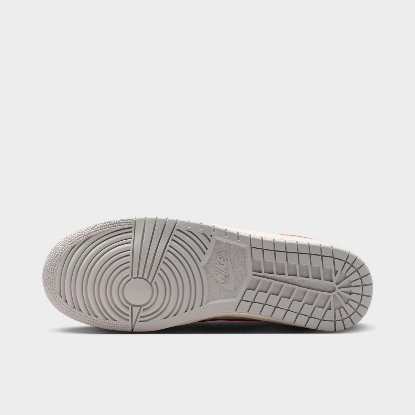 Men's Air Jordan Skyline Low Casual Shoes - Summit White/University Red/Light Smoke Grey/Black - view 6