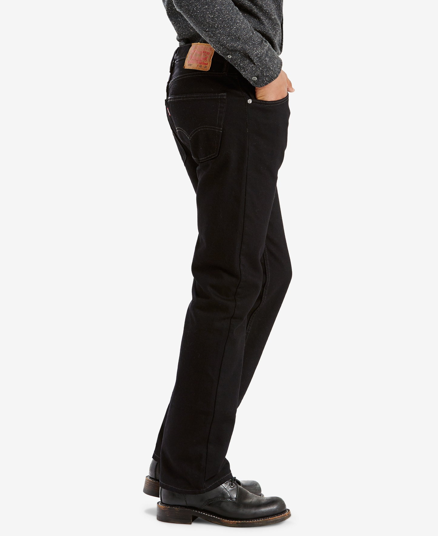 Levi's Men's 505™ Non-Stretch Regular Fit Jeans - Black