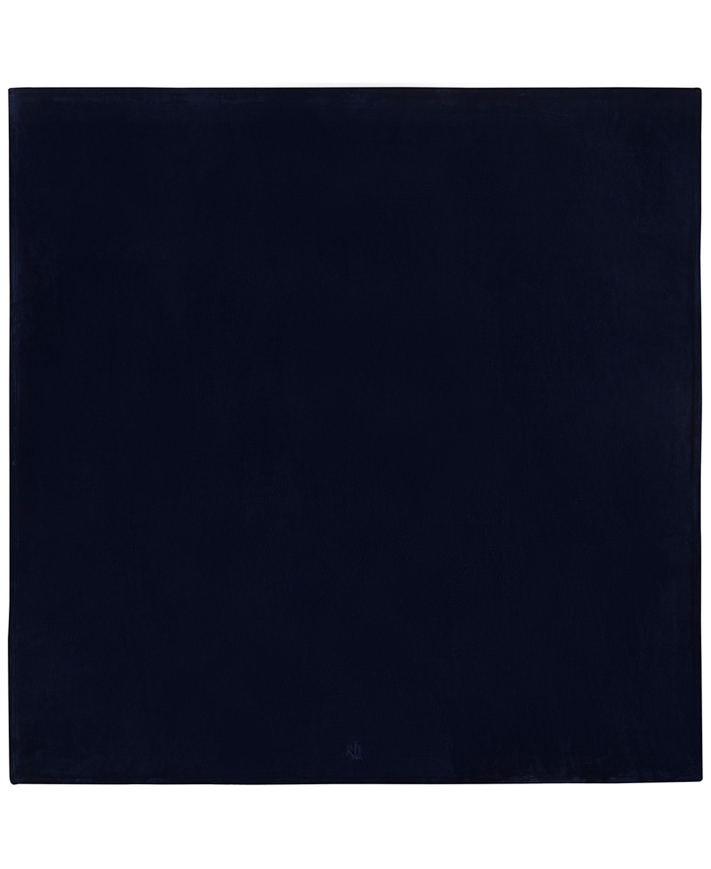 Lauren Ralph Lauren Micromink Plush Blanket, Twin - Navy
