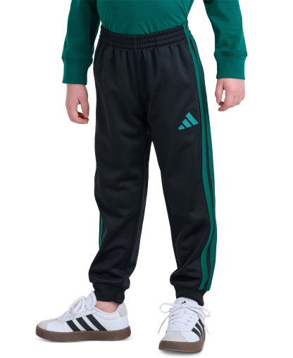 adidas Boys' 8-20 Pull-On Jogger Pant - Black/Green