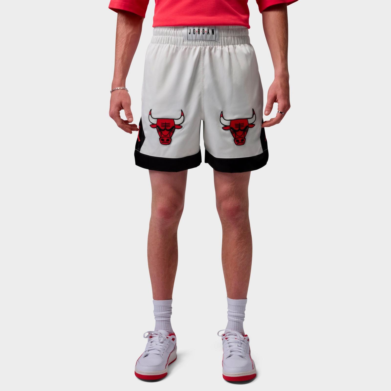 Men's Jordan Flight Muay Thai Woven Shorts - Sail/Black/University Red - view 1