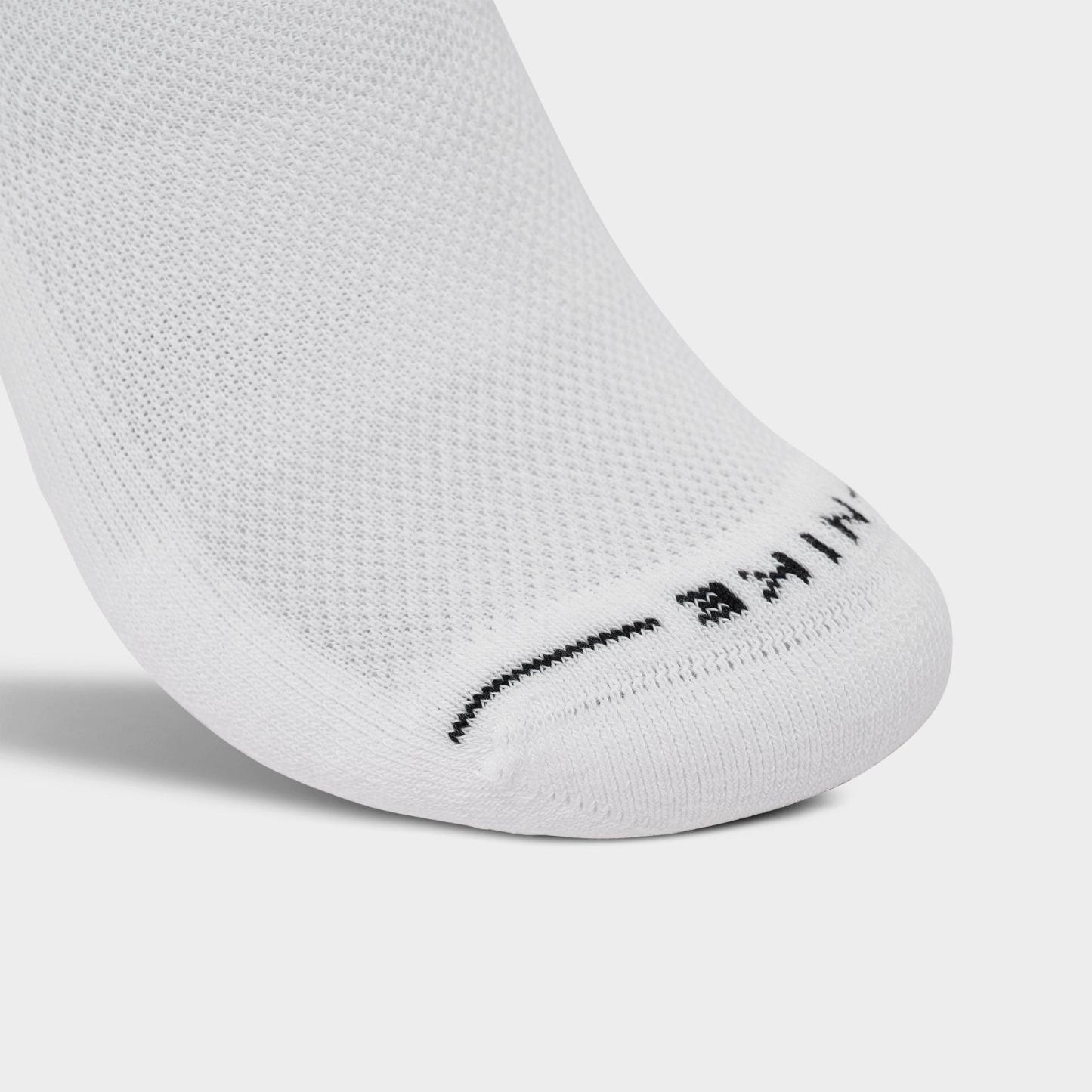 Nithtke Everyday Elevated Crew Socks (6-Pack) - White/Black