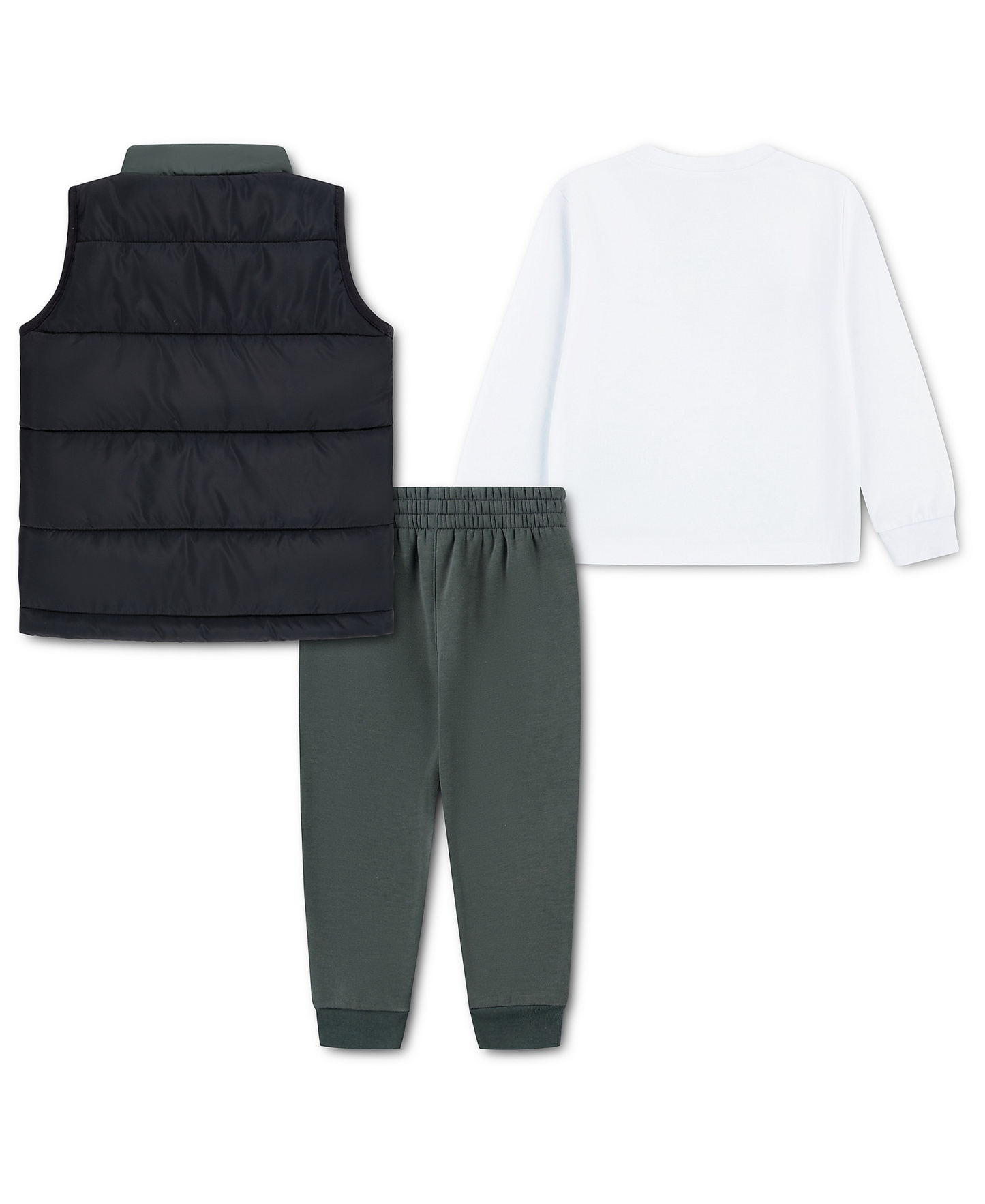 Nike Toddler Boys' 2T-4T Crewneck T-Shirt, Vest and Pants, 3-Piece Set - Camo Green