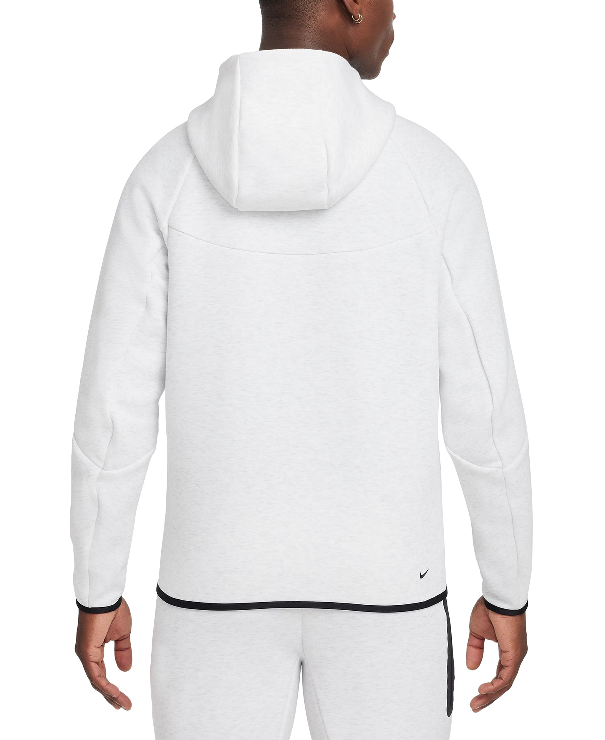 Nike Men's Tech Fleece Full-Zip Hoodie - Bright Heather/Black