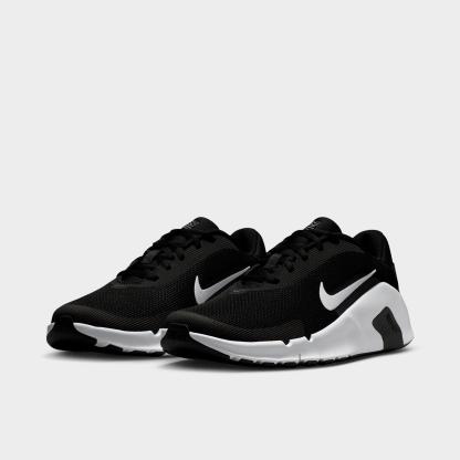 Women's Nithtke Flex Train Training Shoes (Extra Wide Width) - Black/Anthracite/White - Both shoes facing left