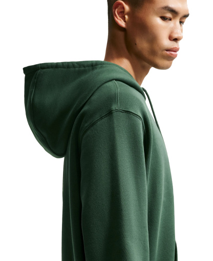 Nike Men's Full-Zip Fleece Regular-Fit Hoodie - Fir/White