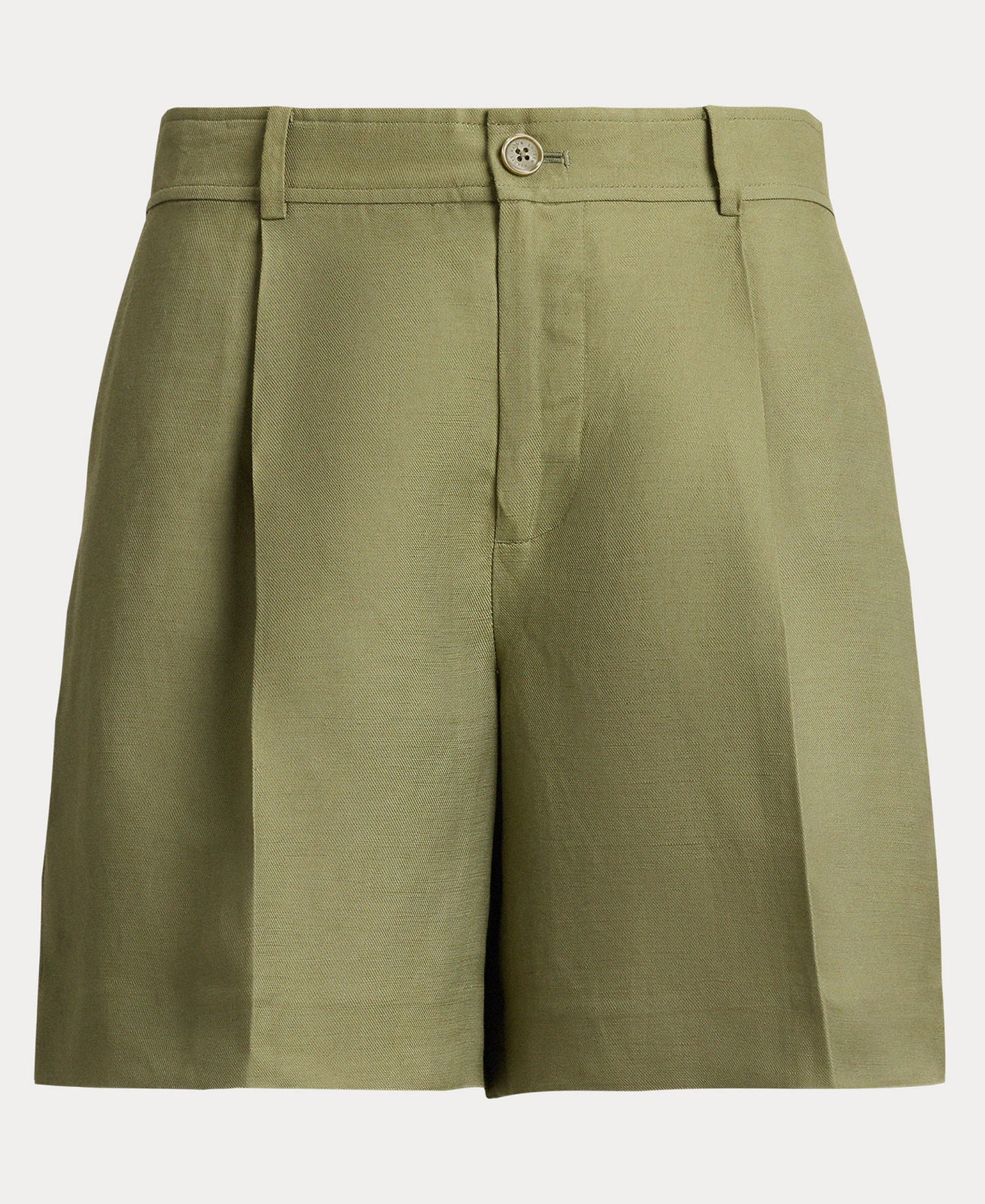 Lauren Ralph Lauren Women's High-Rise Pleated Twill Shorts - Light Agave