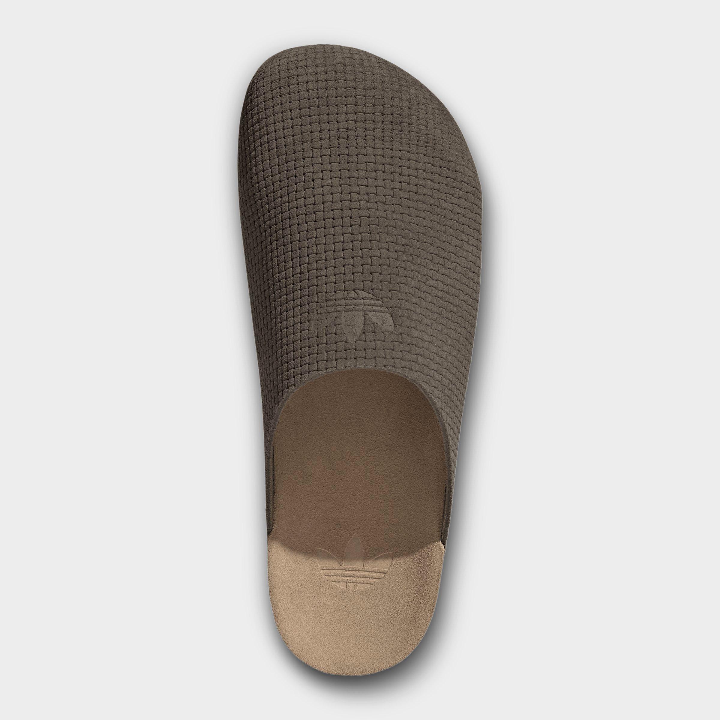 Men's adidas Originals Adimule Slide Sandals - Branch/Cardboard - Top view
