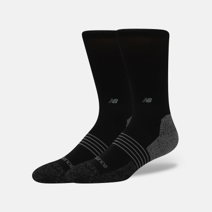 New Balance Pro Training Cushion Crew Socks 2 Pack, LAS25141BK