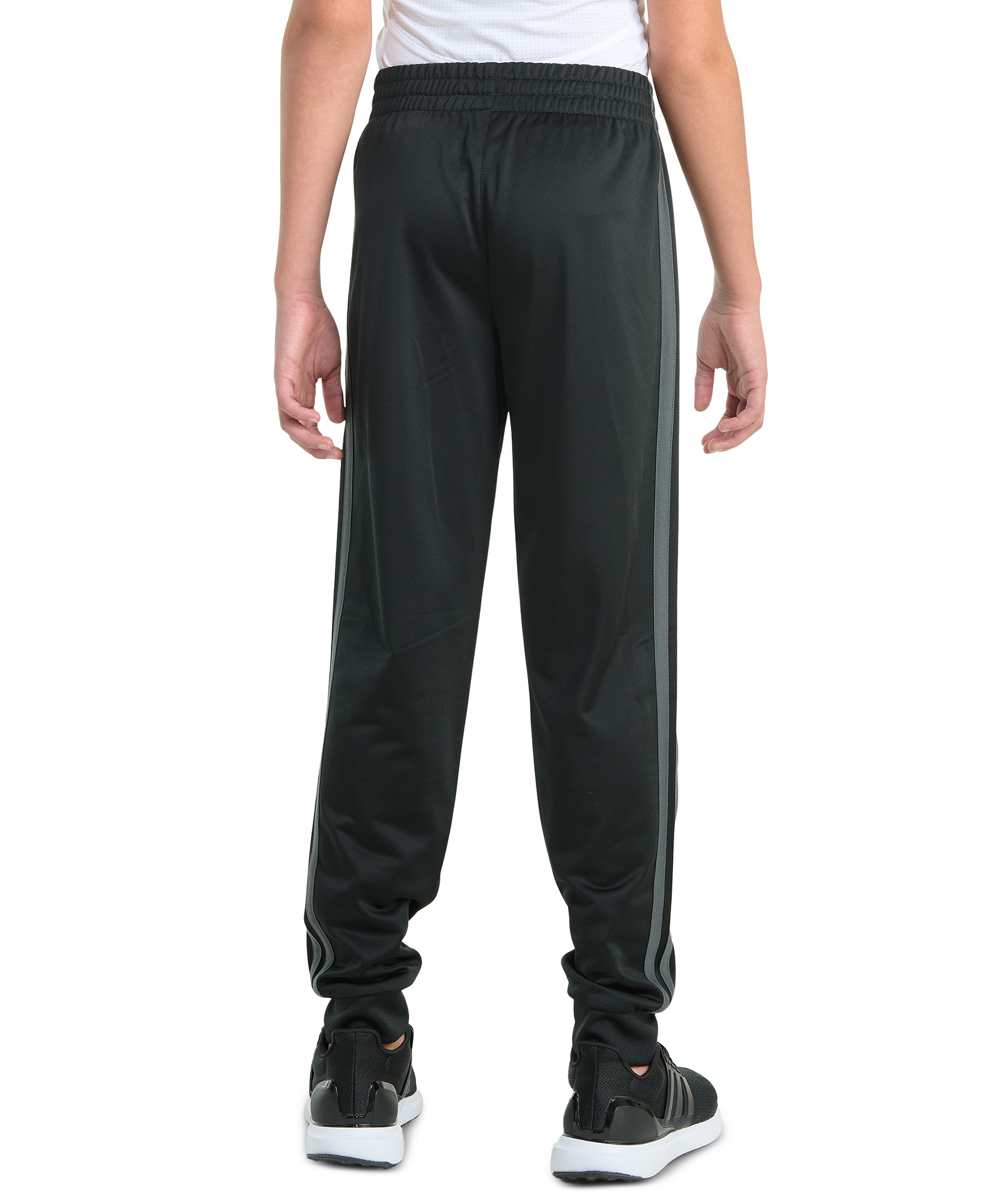 adidas Boys' 8-20 Pull-On Jogger Pant - Black/Gray