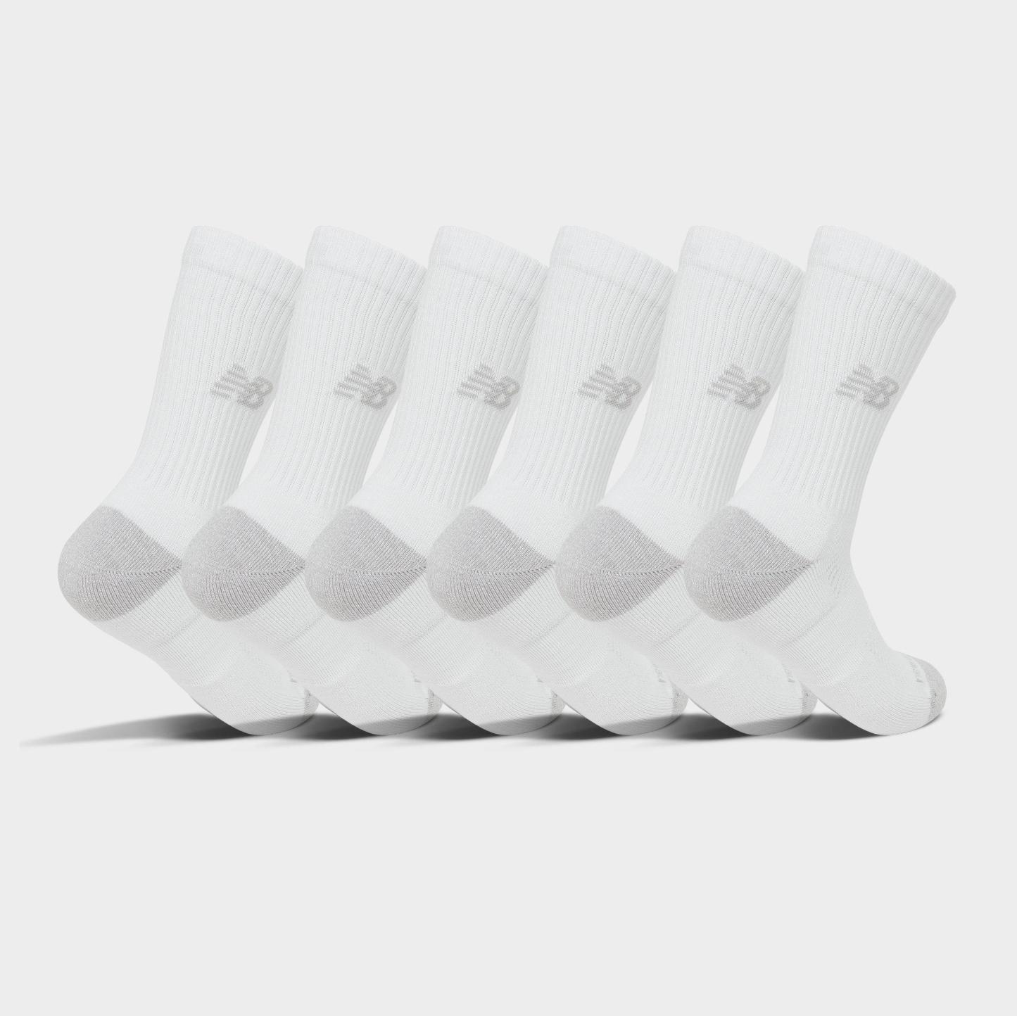 New Balance Active Crew Socks (6-Pack) - White - view 2