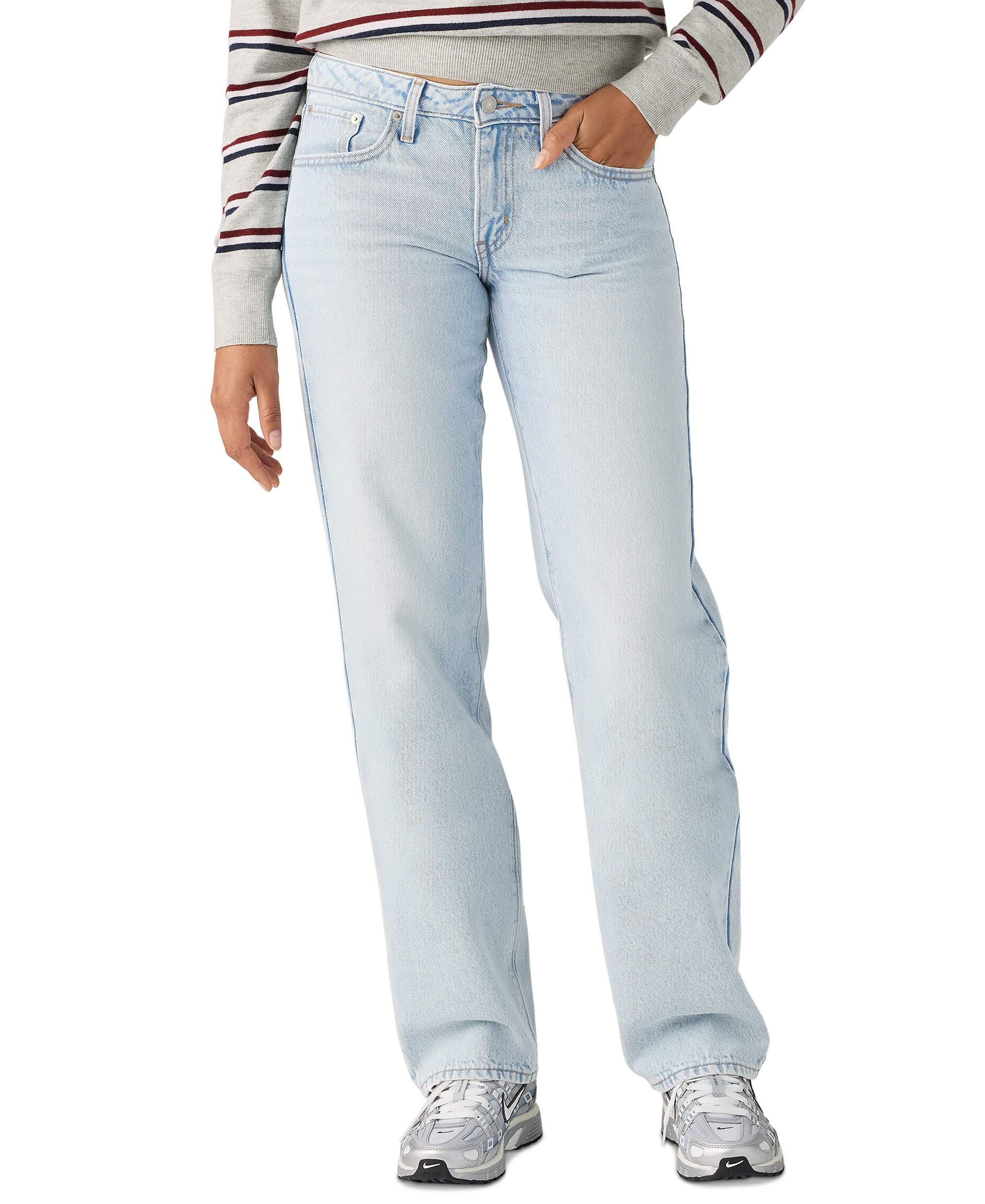 Levi's Women's Superlow Straight Jeans - Abraided Art