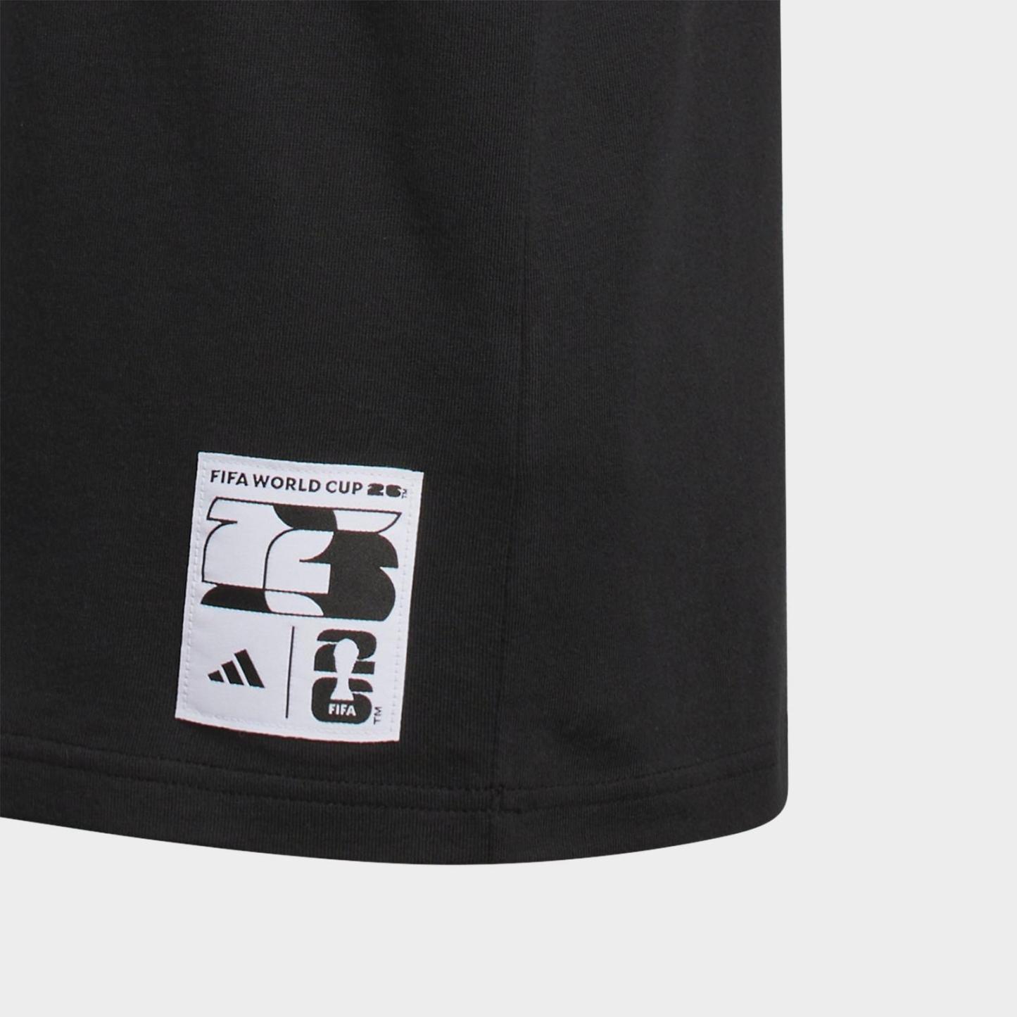 Big Kids' adidas FIFA World Cup 26 Host City Toronto Graphic Soccer T-Shirt - Black - view 4
