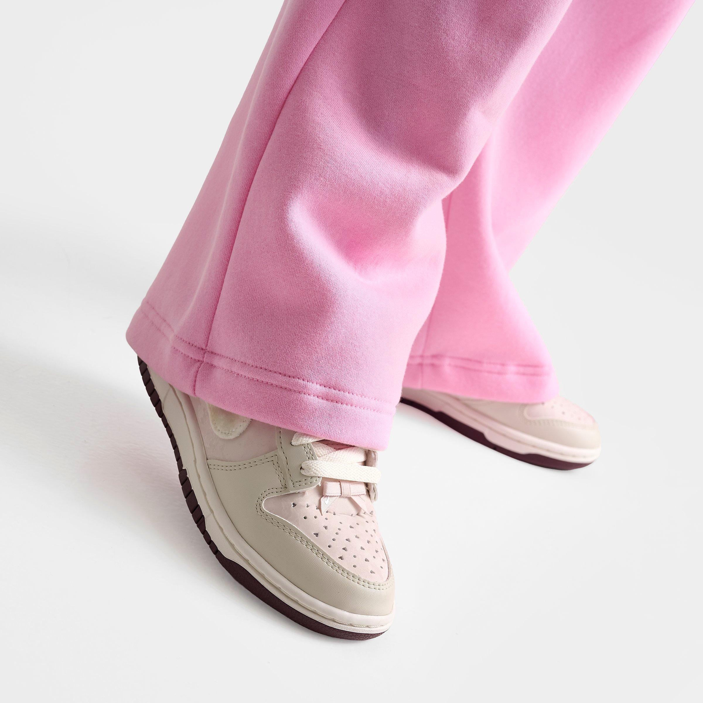 Girls' Big Kids' Nithtke Sportswear Studio Fleece Open Hem Sweatpants - Pink Rise