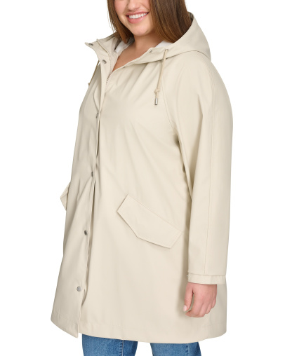 Levi's Women's Raglan Sleeve Rain Collar Jacket - Oatmeal