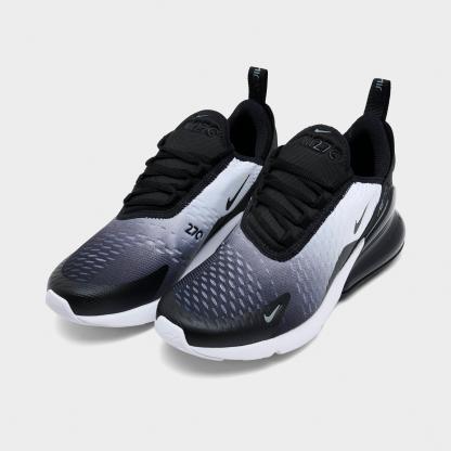 Big Kids' Nithtke Air Max 270 Casual Shoes - Black/White/Cool Grey/Black - Both shoes facing left
