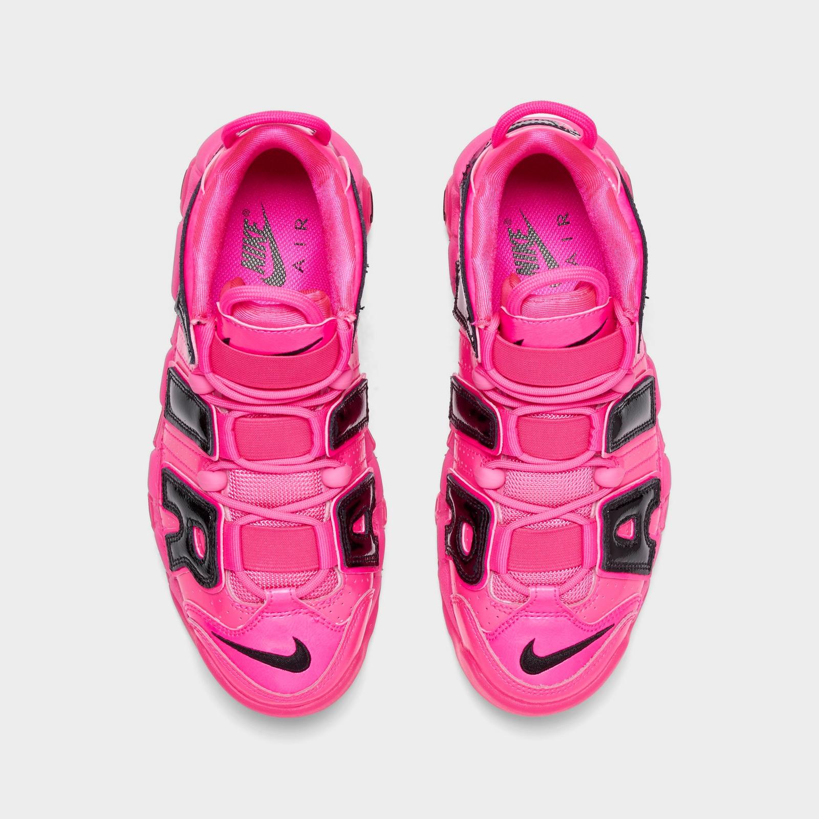 Women's Nike Air More Uptempo SE Basketball Shoes - Pink Blast/Black