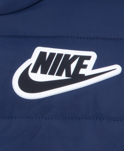 Nike Boys' 4-7 Reversible Faux-Sherpa Hooded Jacket - Navy