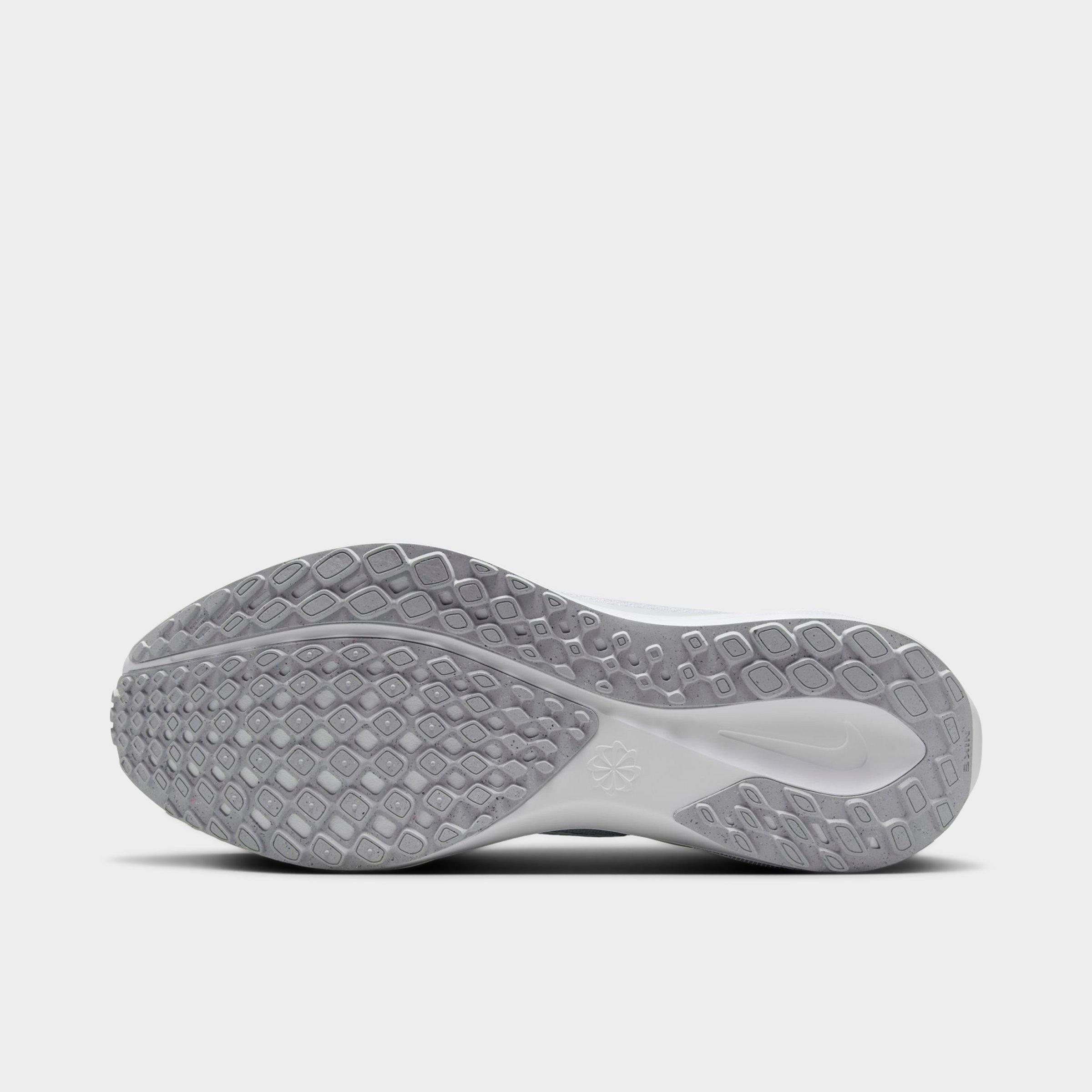 Men's Nithtke Pegasus 41 Running Shoes - White/Pure Platinum/Metallic Silver/White - Bottom view