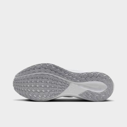 Men's Nithtke Pegasus 41 Running Shoes - White/Pure Platinum/Metallic Silver/White - Bottom view