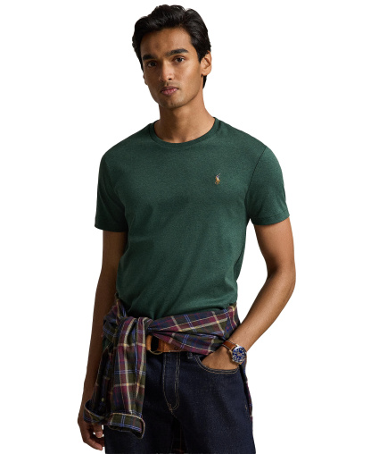 Polo Ralph Lauren Men's Custom Slim-Fit Soft Cotton T-Shirt - Scotn Pine Heather