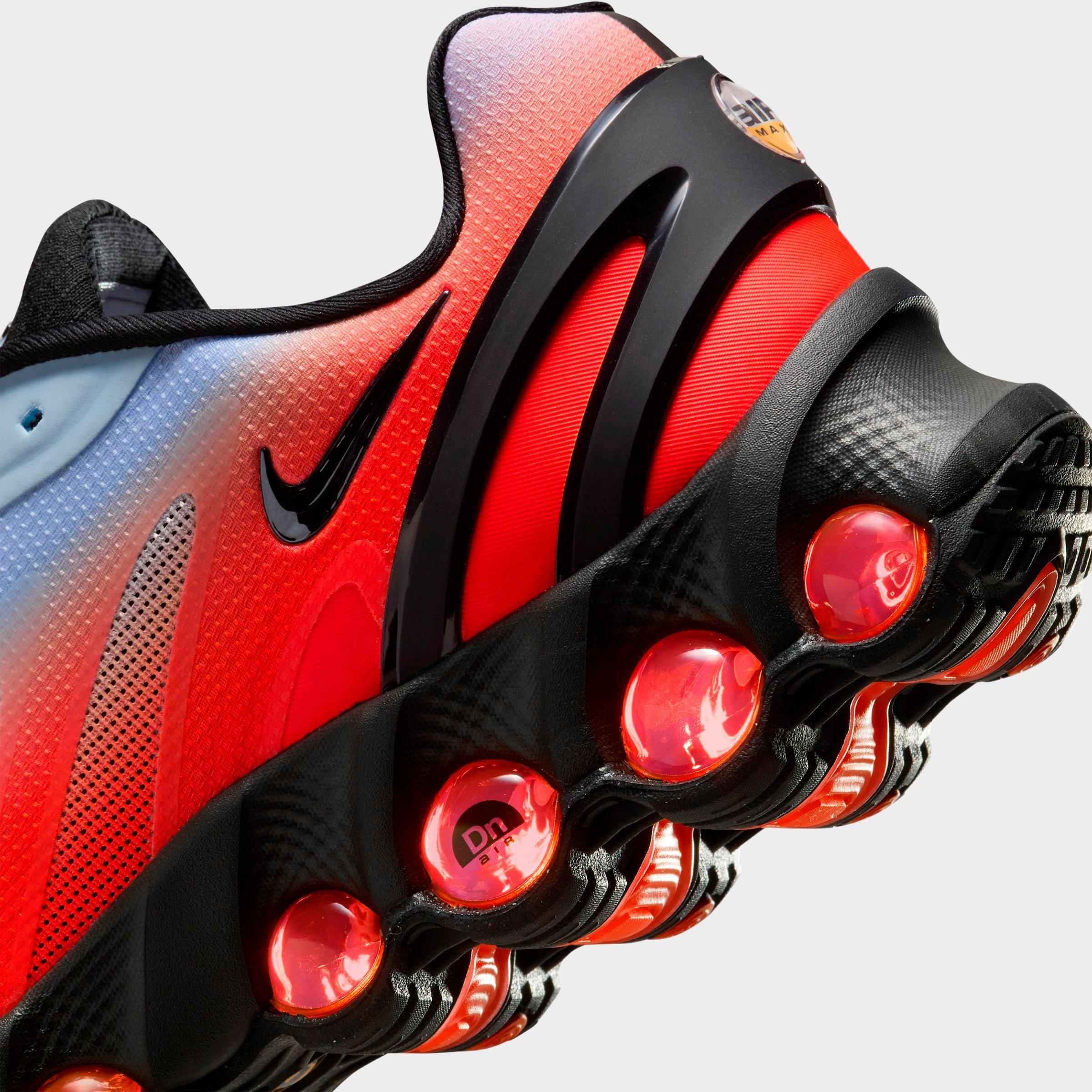 Men's Nithtke Air Max Dn8 Casual Shoes - Royal Tint/Bright Crimson/Black/Black - Detail shot