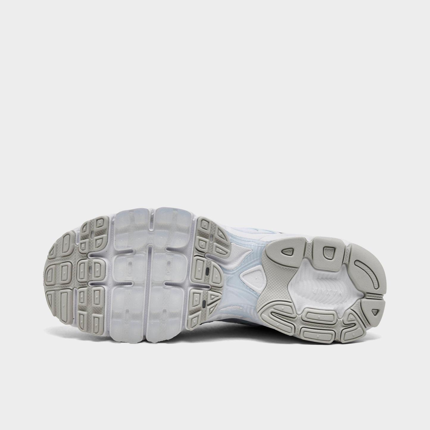 Women's Nithtke Air Max Moto 2K Casual Shoes - Part 1 - White/Metallic Silver/Blue Tint - Bottom view