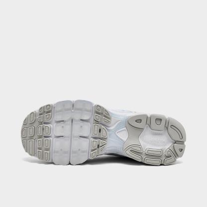 Women's Nithtke Air Max Moto 2K Casual Shoes - Part 1 - White/Metallic Silver/Blue Tint - Bottom view