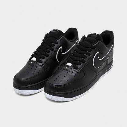 Men's Nithtke Air Force 1 '07 LV8 Casual Shoes - Part 4 - Black/White - Both shoes facing left