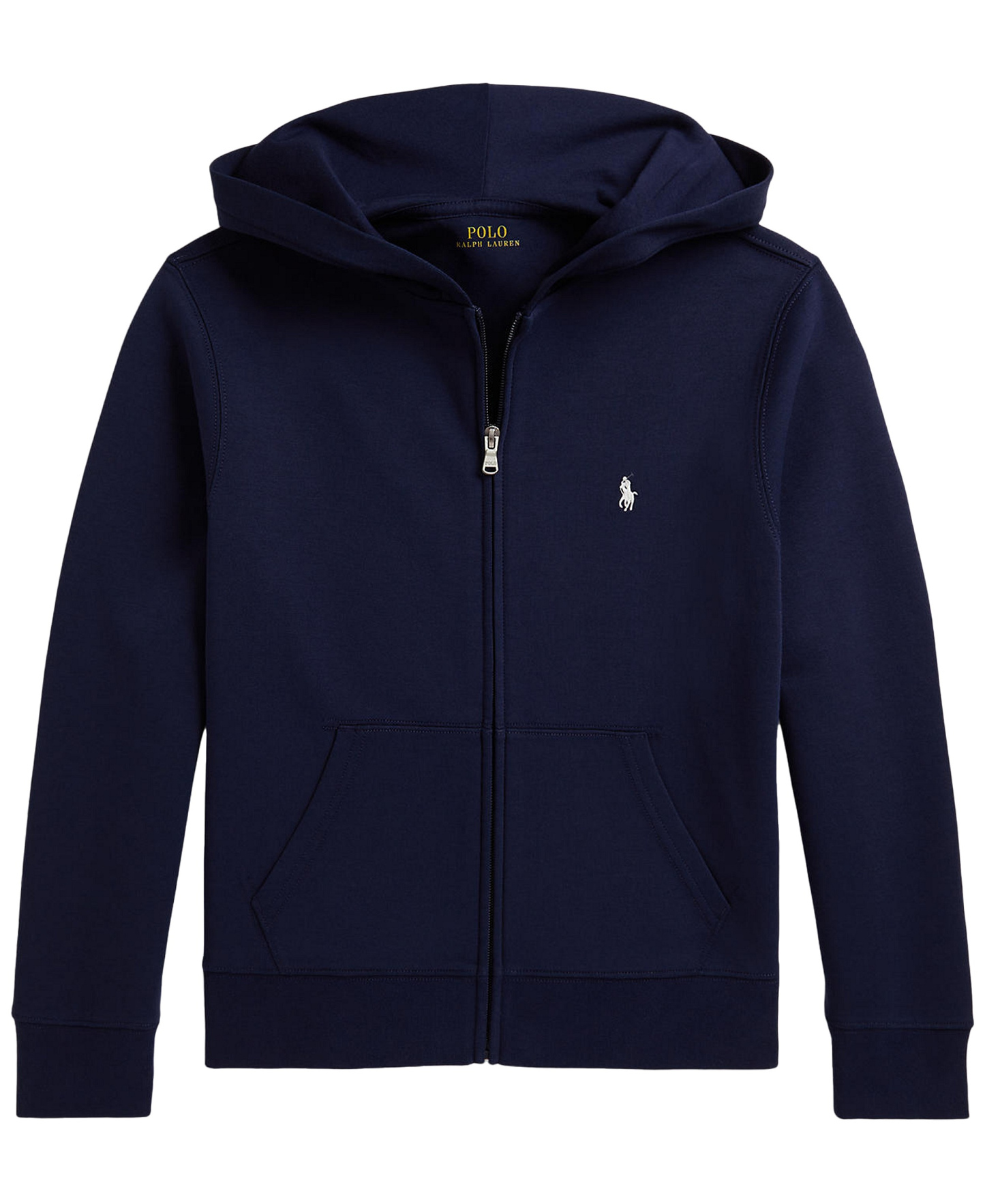 Polo Ralph Lauren Boys' 8-20 Double-Knit Full-Zip Hoodie - Newport Navy