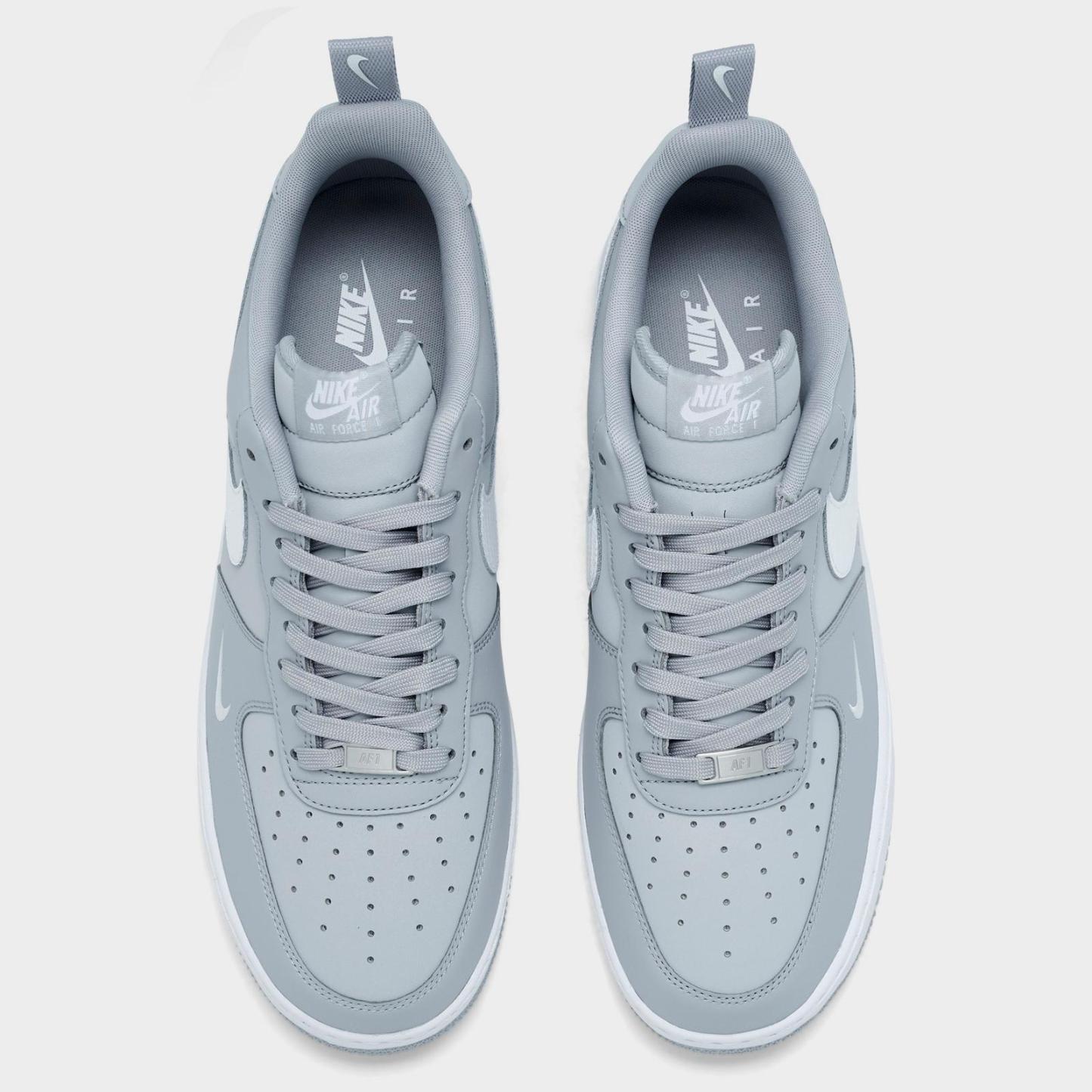 Men's Nike Air Force 1 '07 LV8 Casual Shoes - Wolf Grey/White/Wolf Grey